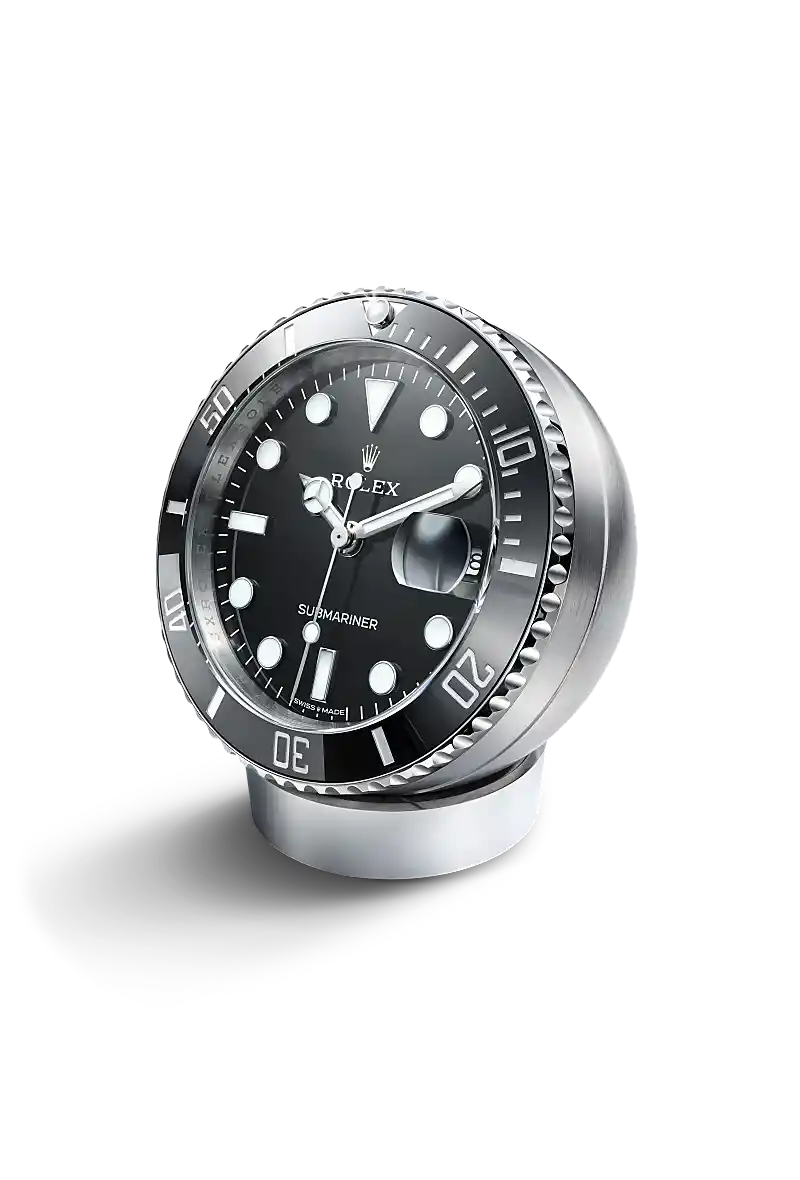 Pendoletta da tavolo Submariner Date Rolex in acciaio inossidabile, C909010LN-0001 da Manì Boutique