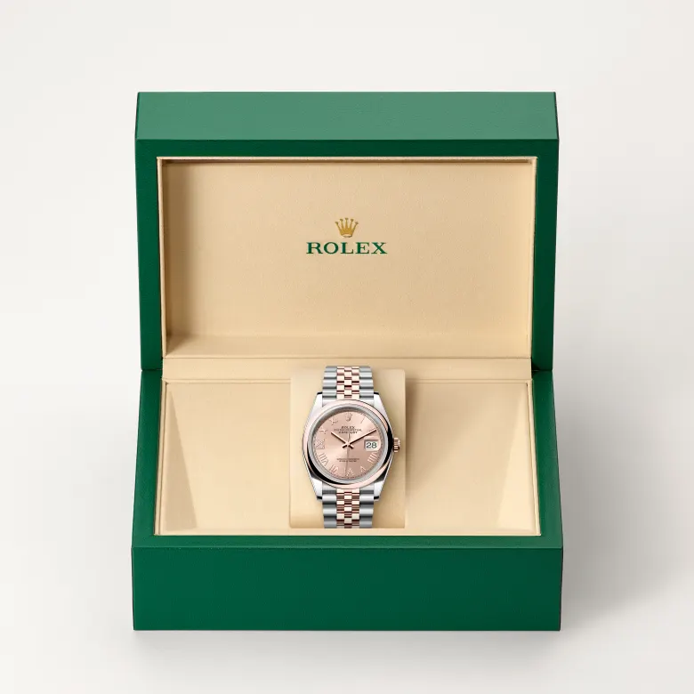 rolex M126201-0049 - Il quadrante color rosé
