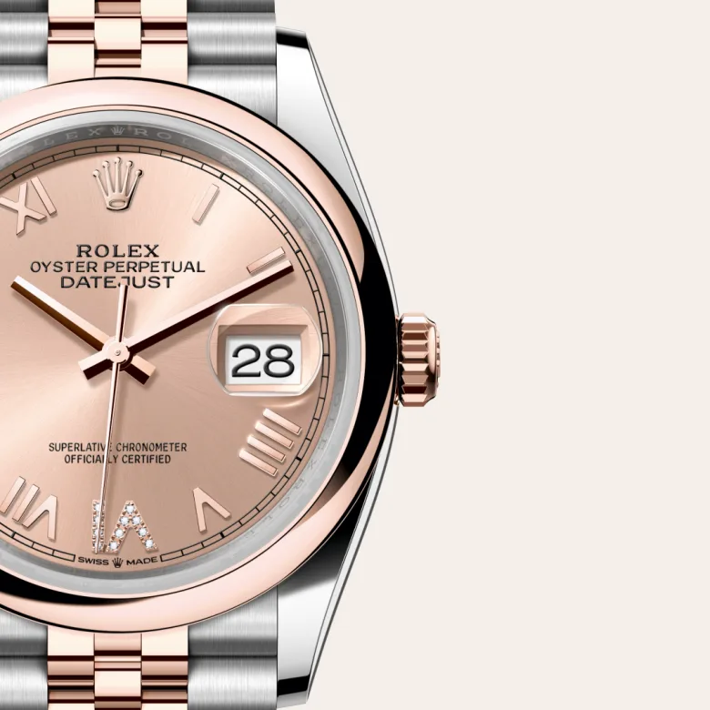 rolex M126201-0049 - Il quadrante color rosé