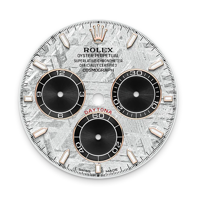 rolex M126515LN-0008   - Il quadrante in meteorite
