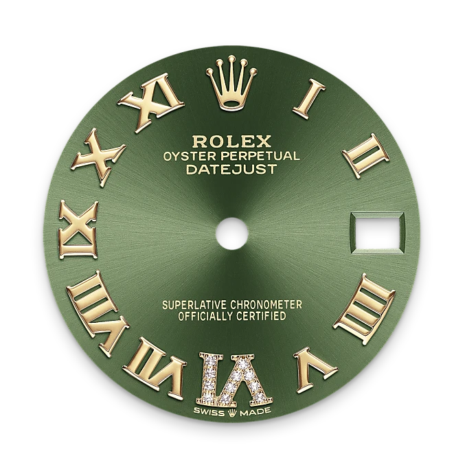 rolex M278343RBR-0015   - Il quadrante verde oliva