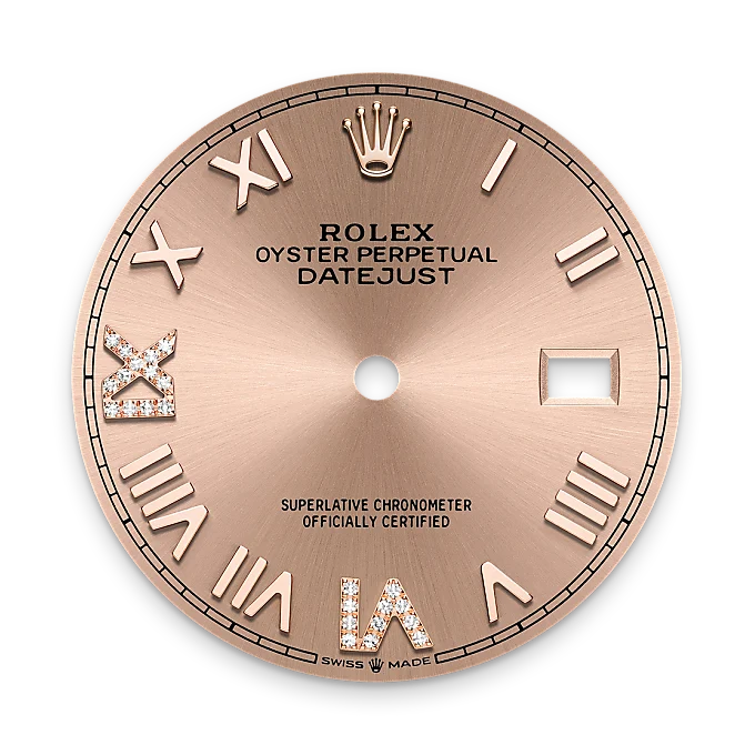 rolex M126201-0049 - Il quadrante color rosé