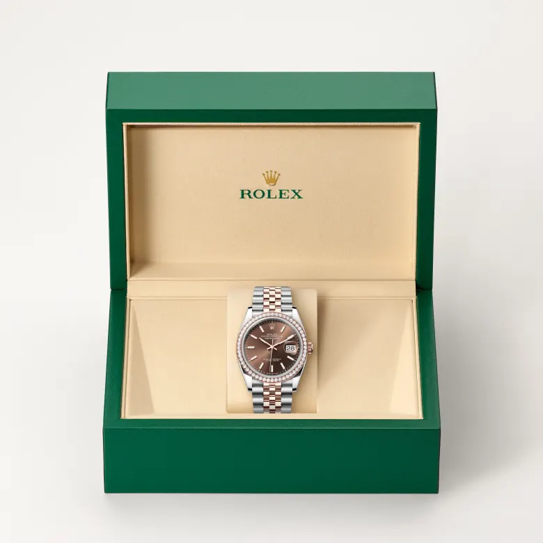 Rolex M126281RBR-0031 - Diamond-set bezel