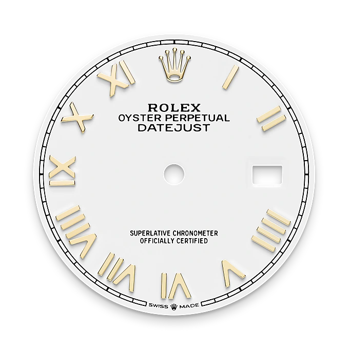 rolex M126283RBR-0034   - Quadrante bianco