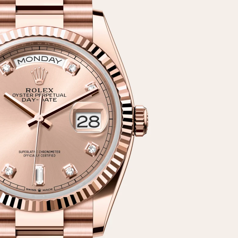 rolex M128235-0009   - Il quadrante color rosé