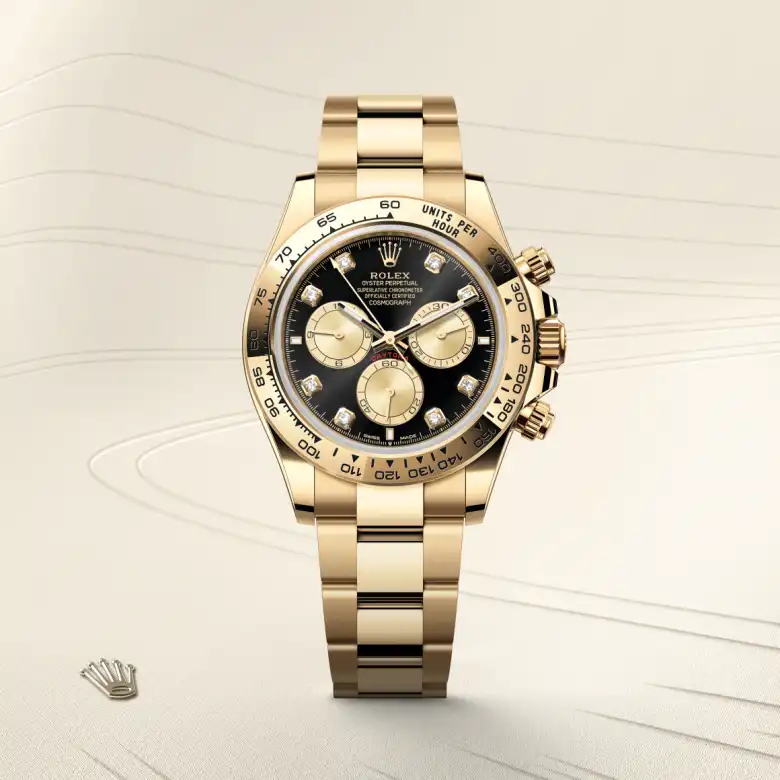 Rolex M126508-0003 - Intense black and gold dial