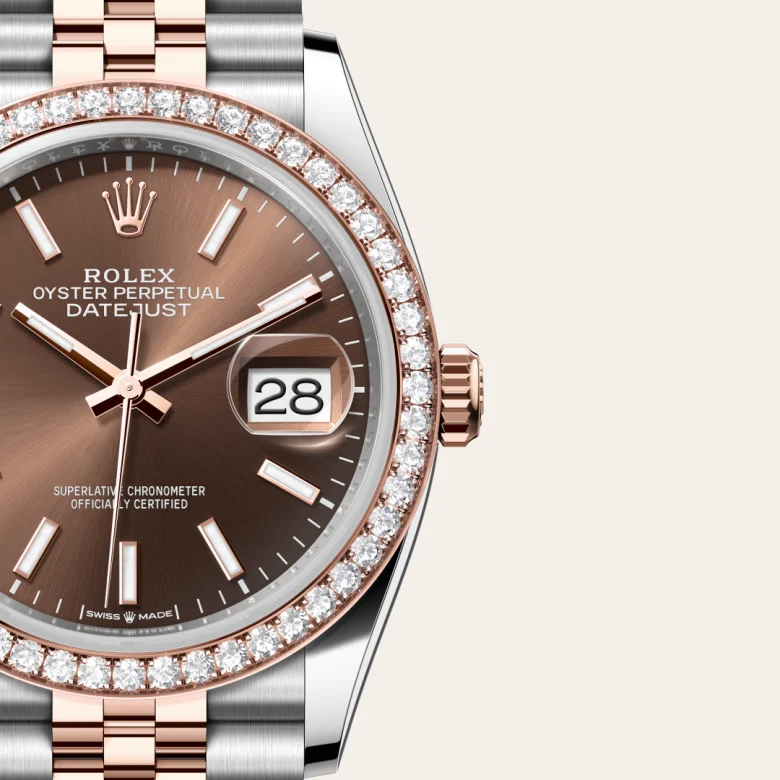 Rolex M126281RBR-0031 - Diamond-set bezel