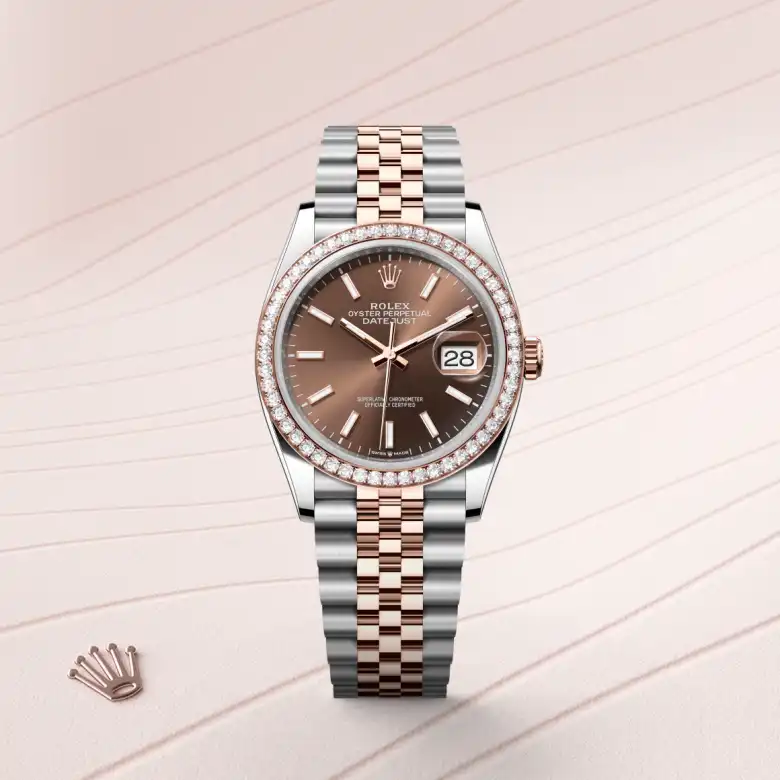 Rolex M126281RBR-0031 - Diamond-set bezel