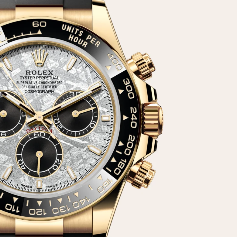 rolex M126518LN-0016   - Il quadrante in meteorite