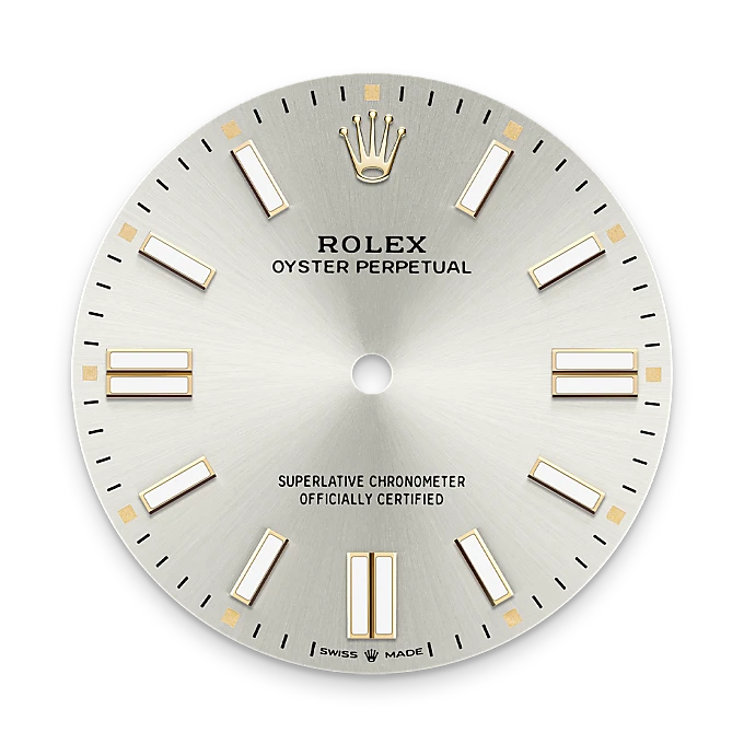 rolex M134300-0001   - Il quadrante argentato