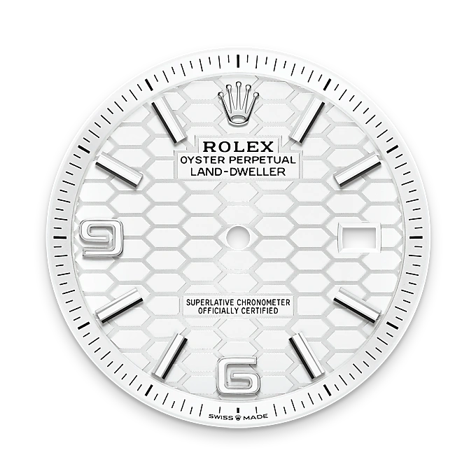 rolex M127334-0001   - Il quadrante bianco intenso