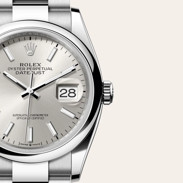 Rolex M126200-0002 – The silver dial