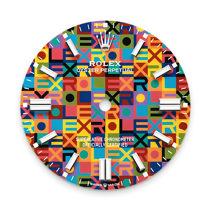 rolex M126000-0016   - Quadrante multicolore