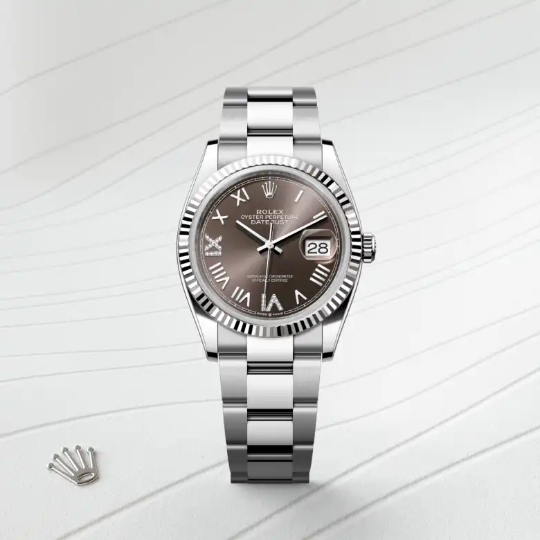 Rolex M126234-0072 – The dark grey dial