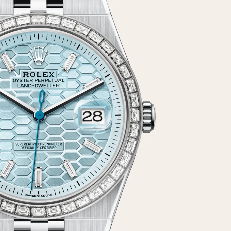 rolex M127386TBR-0001   - Il quadrante blu ghiaccio
