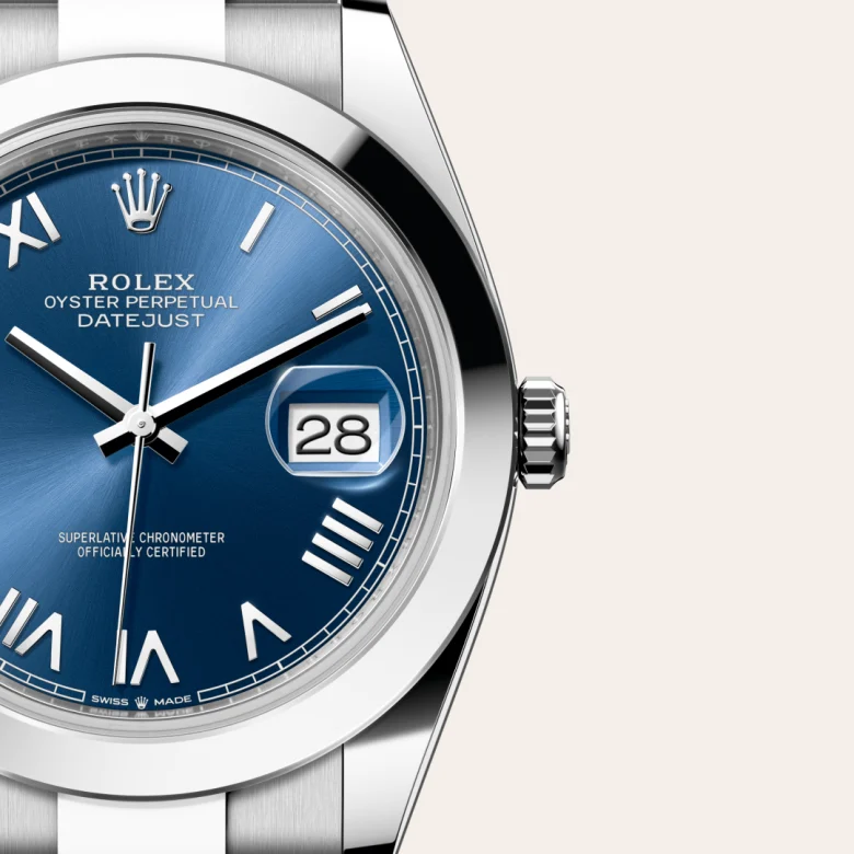 rolex M126300-0029   - Il quadrante blu vivo