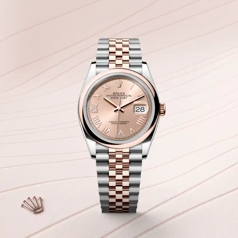 rolex M126201-0049 - Il quadrante color rosé