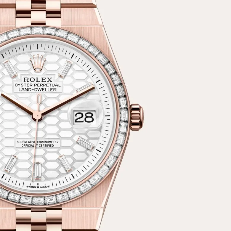 rolex M127285TBR-0002   - Il quadrante bianco intenso