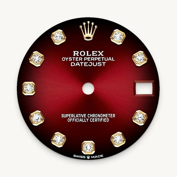 rolex M278288RBR-0041   - Quadrante rosso ombré