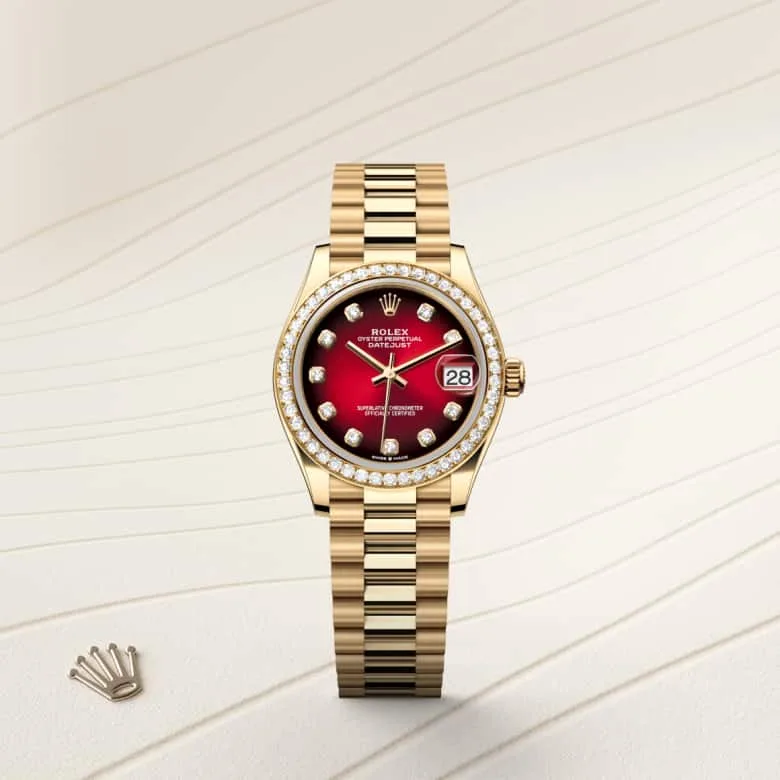 rolex M278288RBR-0041   - Quadrante rosso ombré