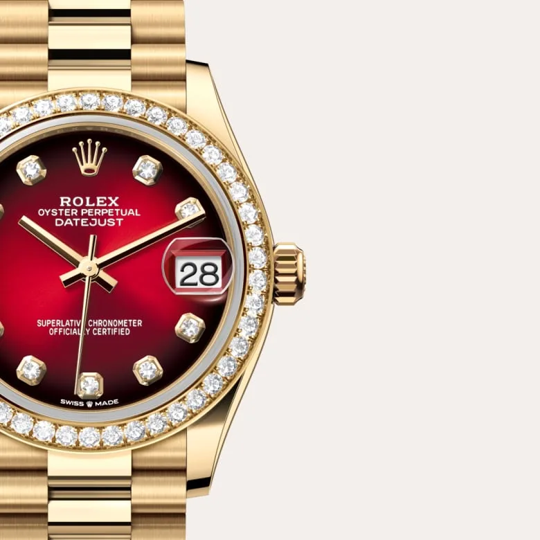 rolex M278288RBR-0041   - Quadrante rosso ombré