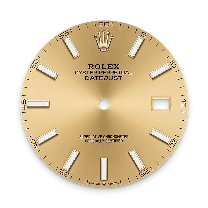 Rolex M126333-0010 – The champagne-colored dial