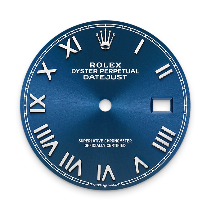 Rolex M126234-0069 – The bright blue dial