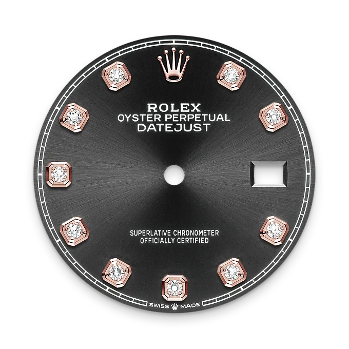 rolex M126231-0020   - Il quadrante nero vivo