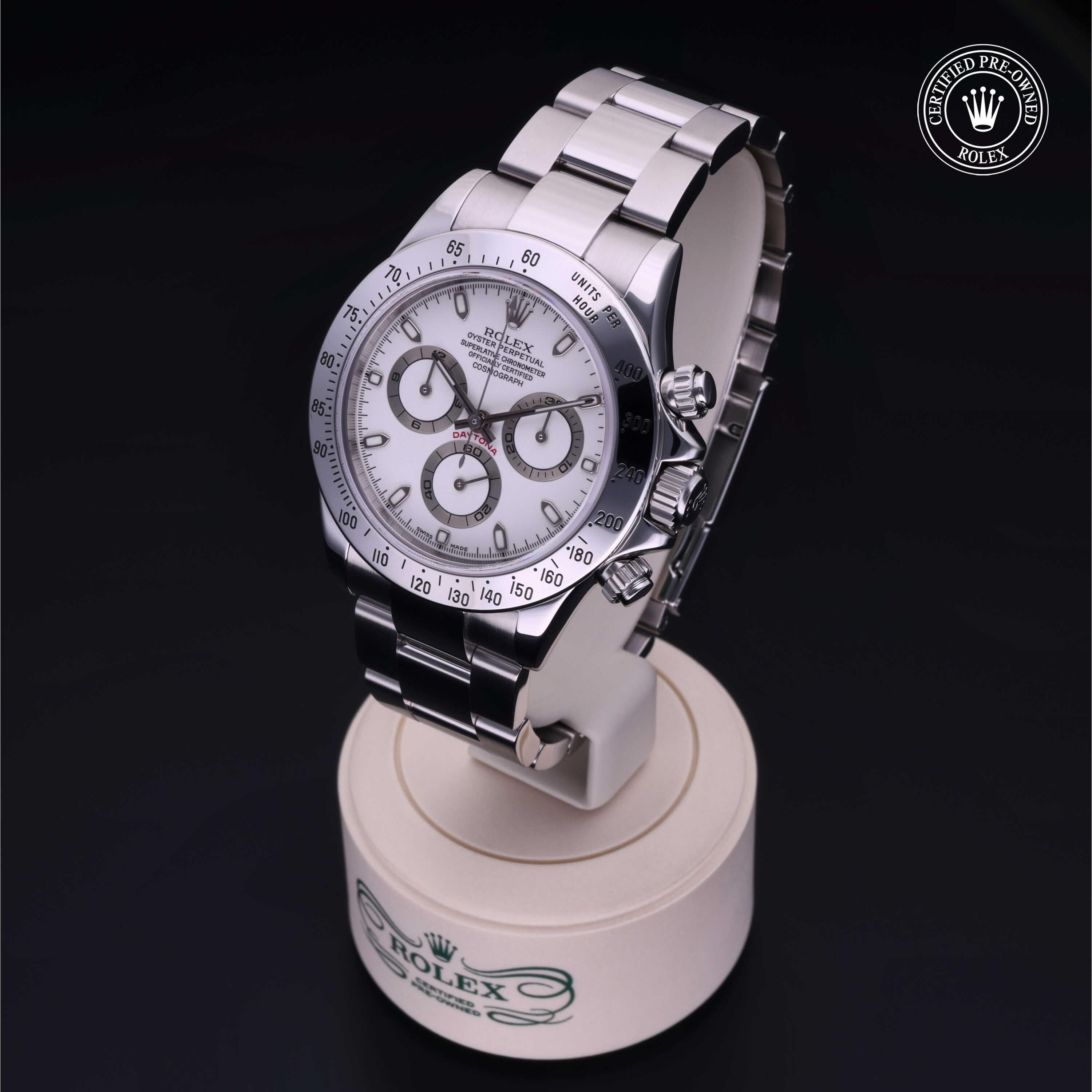 Rolex Certified Pre-Owned: Cosmograph Daytona, 40 mm, in Acciaio, , 116520 - immagine 3