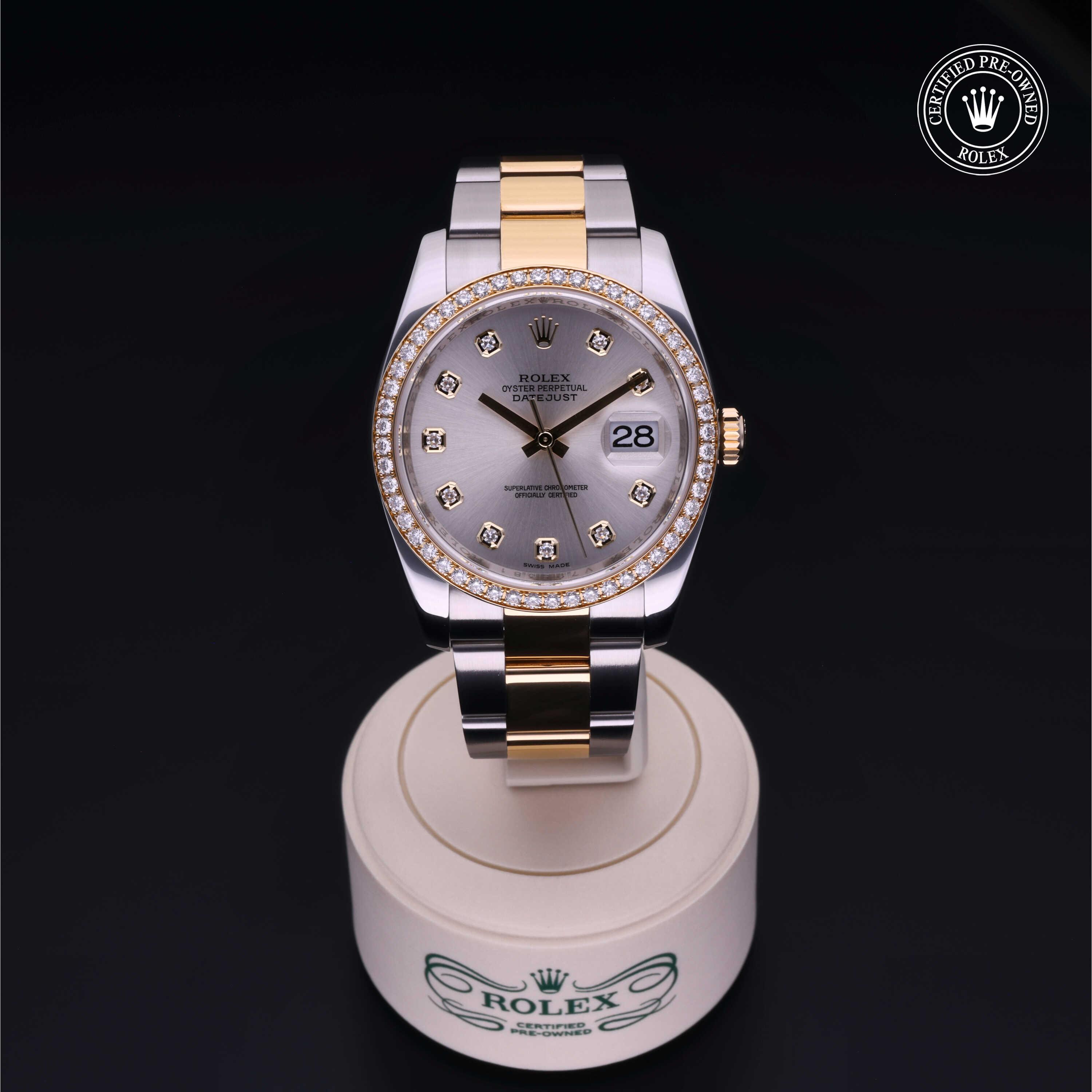 Rolex Certified Pre-Owned: Datejust 36, 36 mm, in Acciaio/oro G, 2010, 116243 - immagine 2