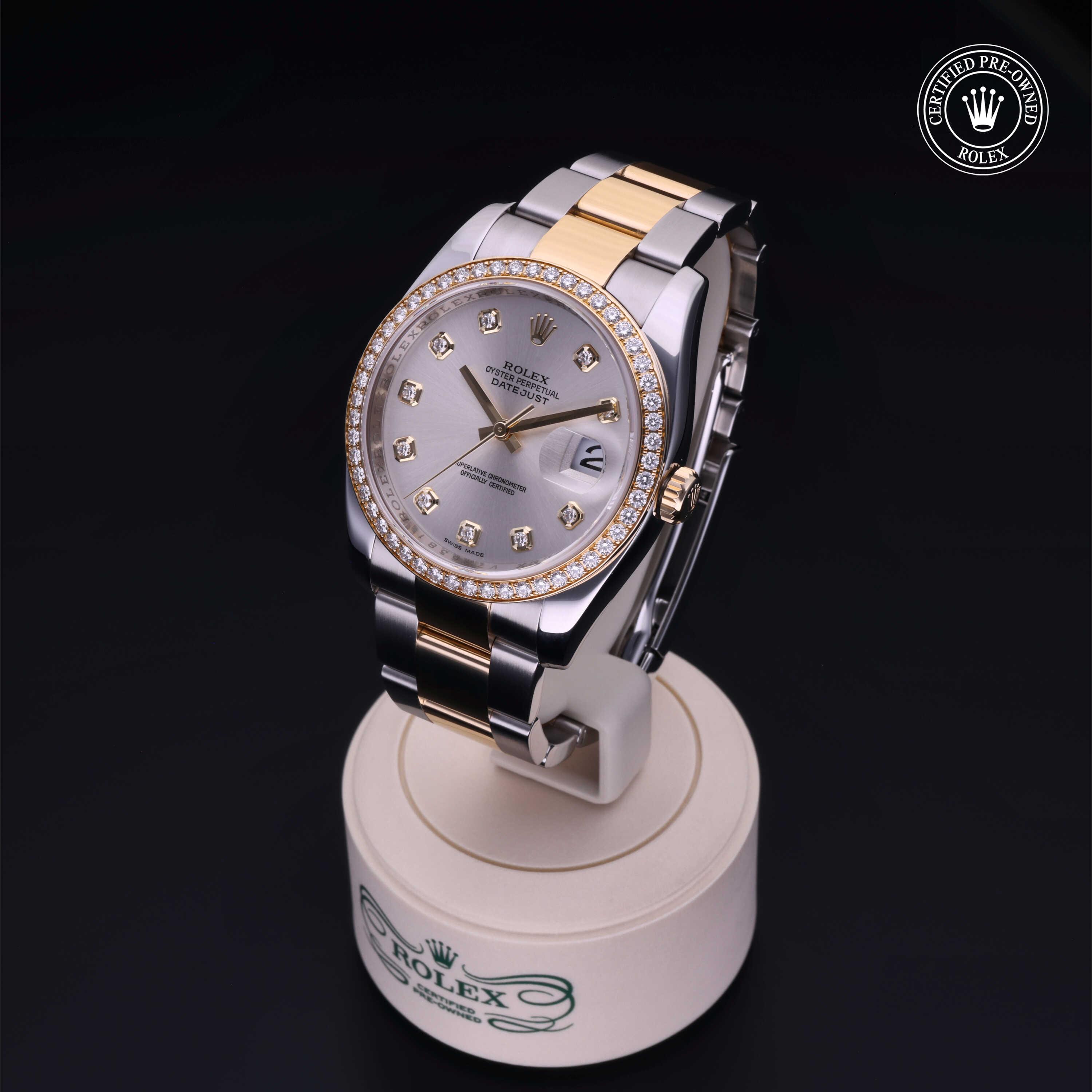 Rolex Certified Pre-Owned: Datejust 36, 36 mm, in Acciaio/oro G, 2010, 116243 - immagine 3