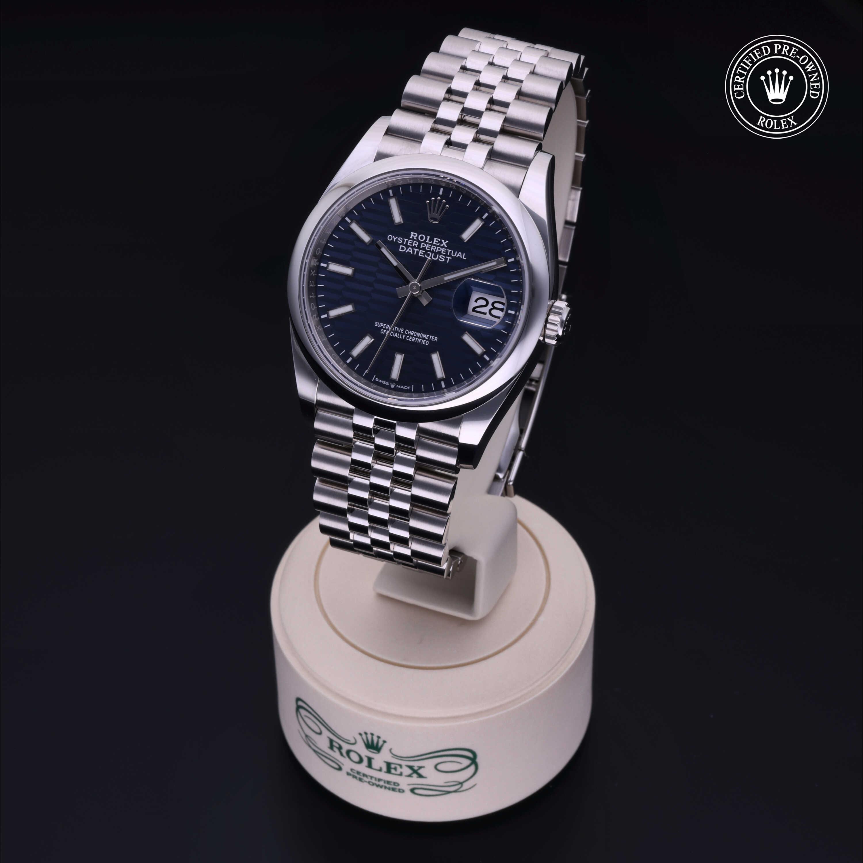 Rolex Certified Pre-Owned: Datejust 36, 36 mm, in Acciaio, 2022, 126200 - immagine 3